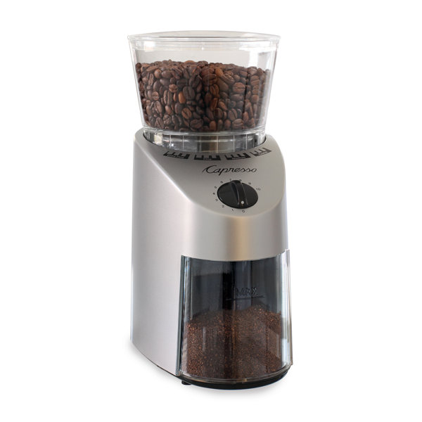 Capresso Infinity Conical Electric Burr Coffee Grinder & Reviews Wayfair